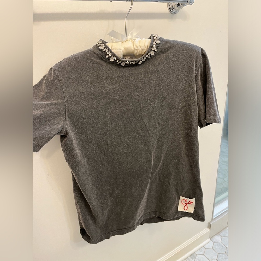 Gray Golden Goose T-shirt. Never worn!
